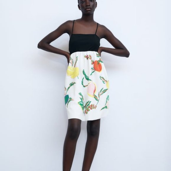 Zara Dresses Zara Fruit Dress Poshmark